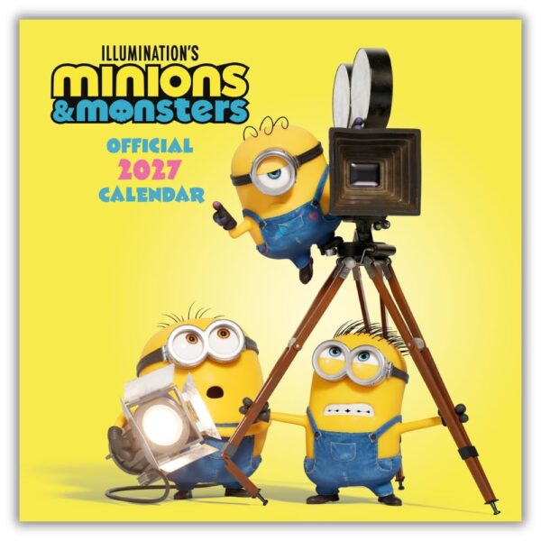 TM 08182 Minions 3 Square Calendar