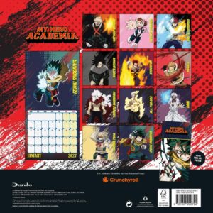 TM 08185 My Hero Academia Square Calendar 2027