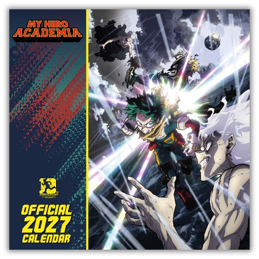 TM-08185-My-Hero-Academia-Square-Calendar-2027 TM 08185 My Hero Academia Square Calendar