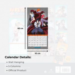 TM 08186 Naruto Shippuden Square Calendar 2027