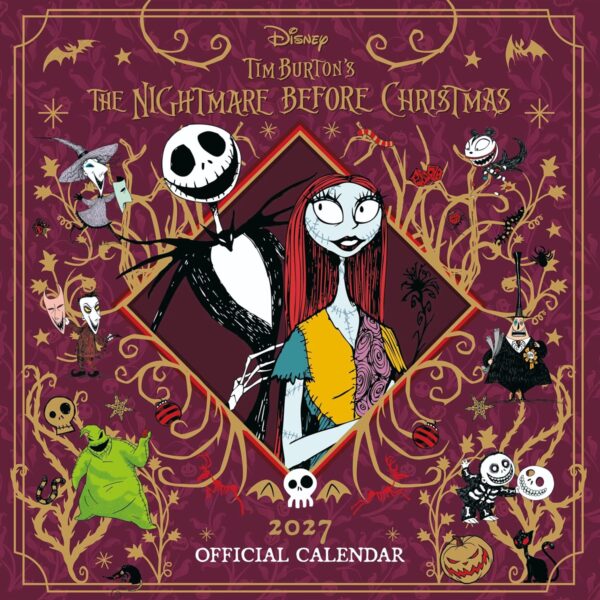 TM 08187 The Nightmare Before Christmas Square Calendar