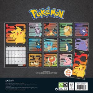 TM 08190 Pokemon Square Calendar 2027