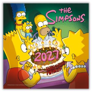 TM 08194 The Simpsons Square Calendar