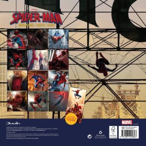 TM 08196 Spider Man Square Calendar 2027
