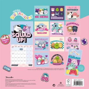 TM 08197 Squishmallows Square Calendar 2027