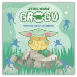 TM 08199 Star Wars The Mandalorian Grogu Square Calendar