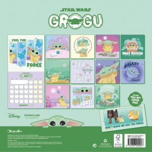 TM 08199 Star Wars The Mandalorian Grogu Square Calendar 2027