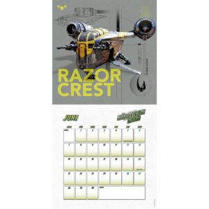 TM 08200 Star Wars The Mandalorian Movie Square Calendar 2027