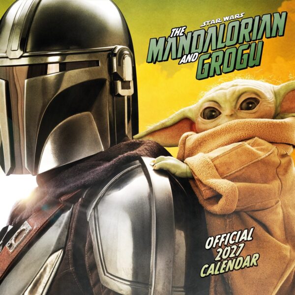 TM 08200 Star Wars The Mandalorian Movie Square Calendar