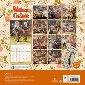 TM 08210 Wallace And Gromit Square Calendar 2027