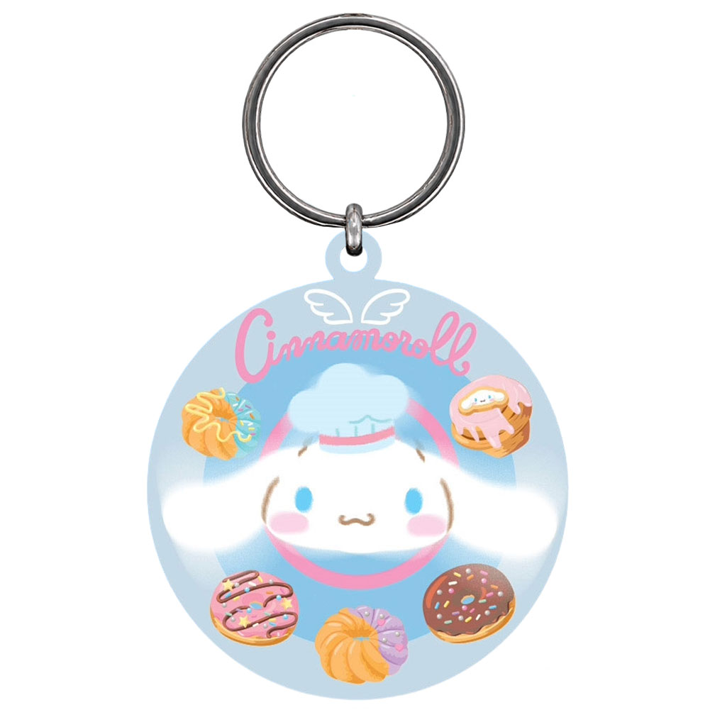 TM-08215-Cinnamoroll-PVC-Spinner-Keyring TM 08215 Cinnamoroll PVC Spinner Keyring
