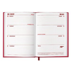 TM 08228 Arsenal FC A5 Diary 2027