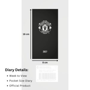 TM 08232 Manchester United FC Slim Diary 2027