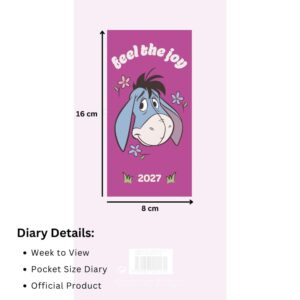 TM 08236 Winnie The Pooh Eeyore Slim Diary 2027
