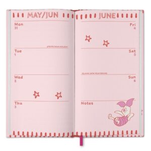 TM 08239 Winnie The Pooh Piglet Slim Diary 2027