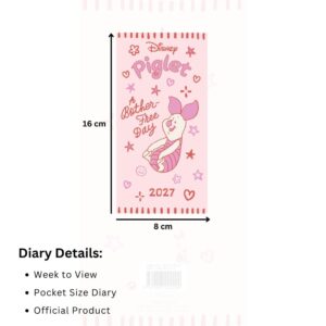 TM 08239 Winnie The Pooh Piglet Slim Diary 2027