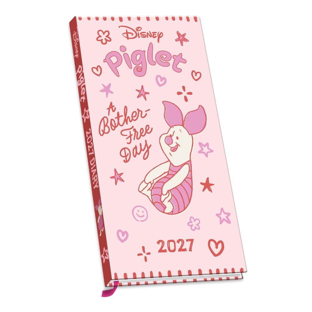 TM-08239-Winnie-The-Pooh-Piglet-Slim-Diary-2027 TM 08239 Winnie The Pooh Piglet Slim Diary