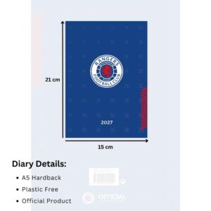 TM 08249 Rangers FC A5 Diary 2027