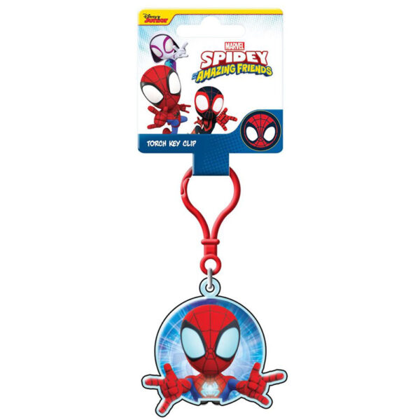 TM 08272 Spidey And His Amazing Friends Torch Keyclip