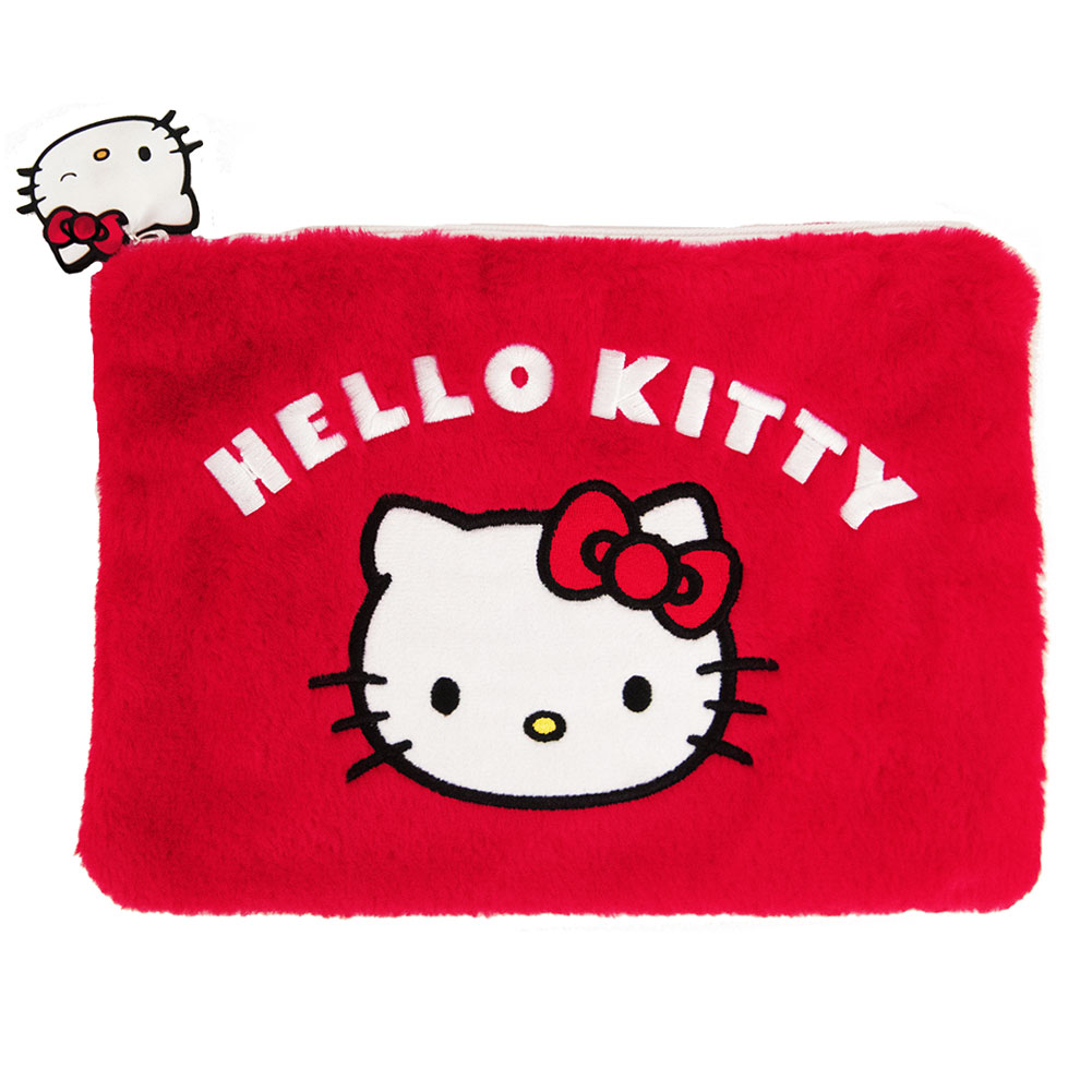 TM-08278-Hello-Kitty-Plush-Pencil-Case TM 08278 Hello Kitty Plush Pencil Case