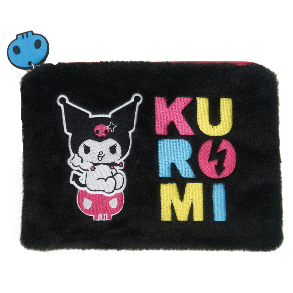 TM-08280-Kuromi-Plush-Pencil-Case TM 08280 Kuromi Plush Pencil Case