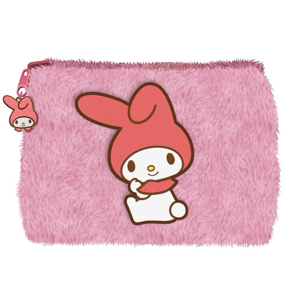 TM-08282-My-Melody-Plush-Pencil-Case TM 08282 My Melody Plush Pencil Case