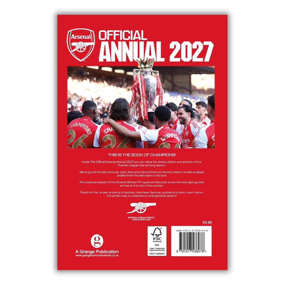 TM 08294 Arsenal FC Annual 2027