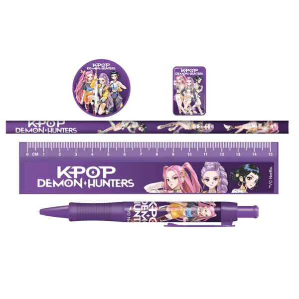 TM 08295 K Pop Demon Hunters 5pc Stationery Set