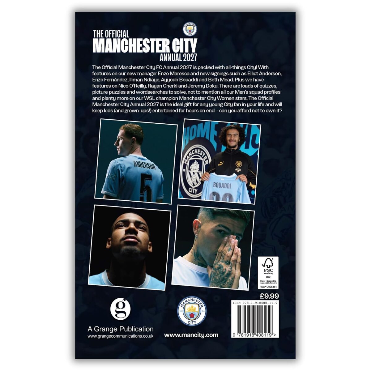 TM 08307 Manchester City FC Annual 2027