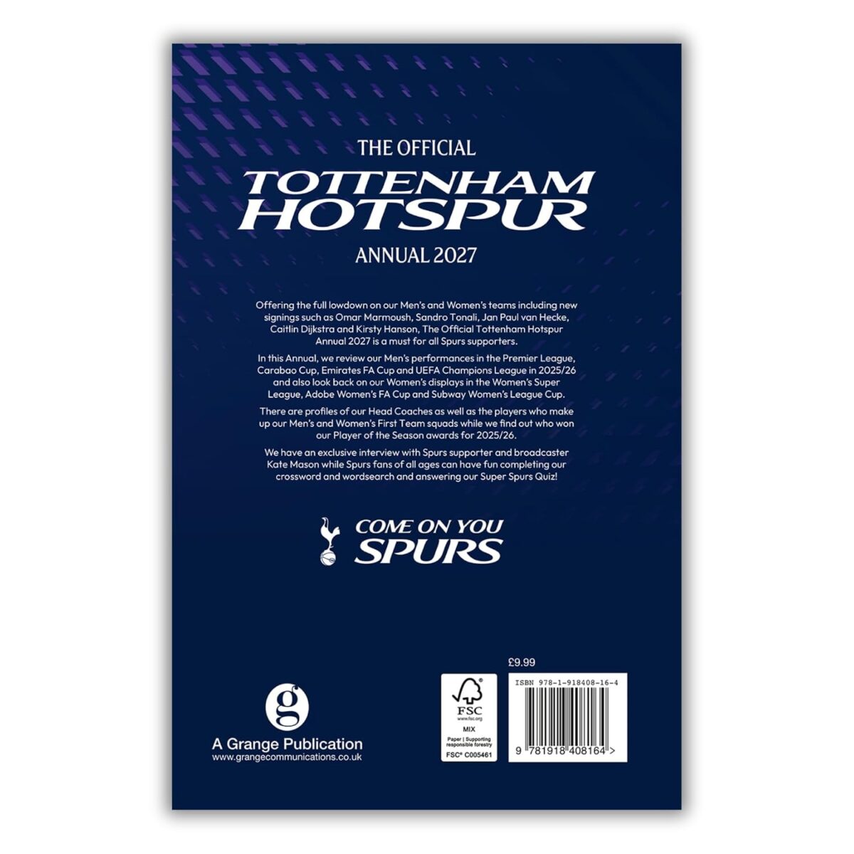 TM 08311 Tottenham Hotspur FC Annual 2027