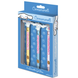 TM 08323 Cinnamoroll 3pk Erasable Gel Pen Set