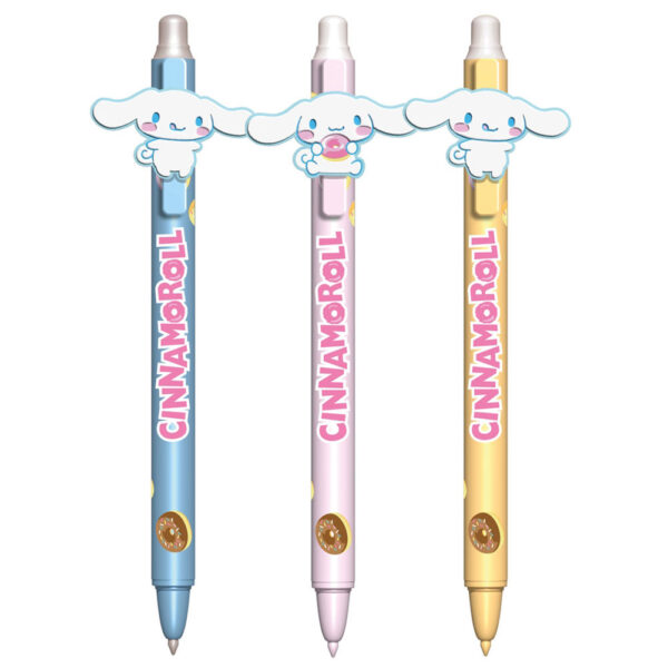 TM 08323 Cinnamoroll 3pk Erasable Gel Pen Set