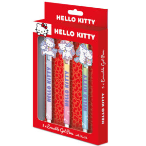 TM 08324 Hello Kitty 3pk Erasable Gel Pen Set