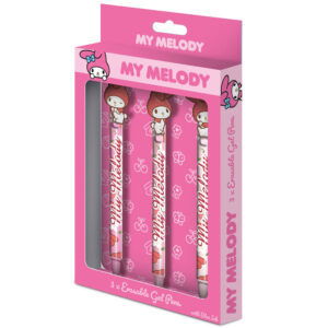 TM 08328 My Melody 3pk Erasable Gel Pen Set