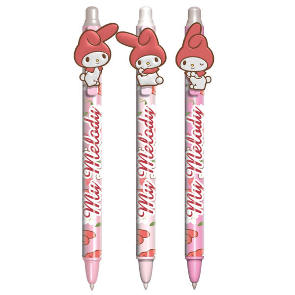 TM 08328 My Melody 3pk Erasable Gel Pen Set
