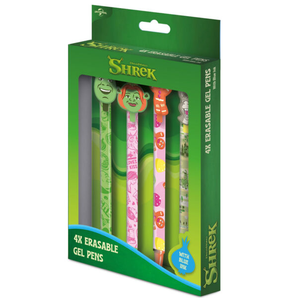TM 08329 Shrek 4pk Erasable Gel Pen Set