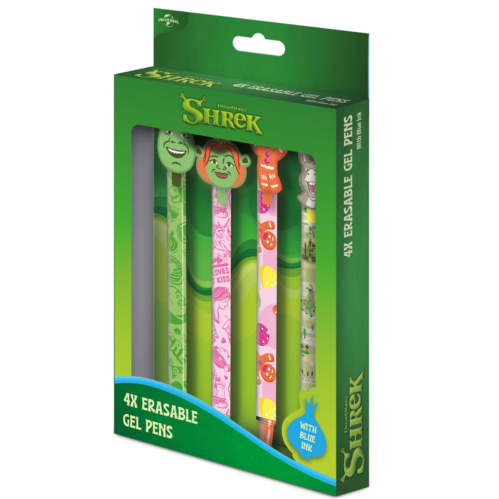 TM-08329-Shrek-4pk-Erasable-Gel-Pen-Set TM 08329 Shrek 4pk Erasable Gel Pen Set
