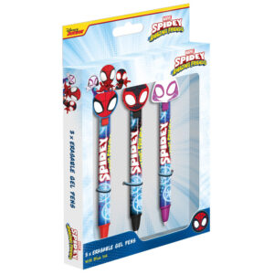 TM 08330 Spidey And His Amazing Friends 3pk Erasable Gel Pen Set