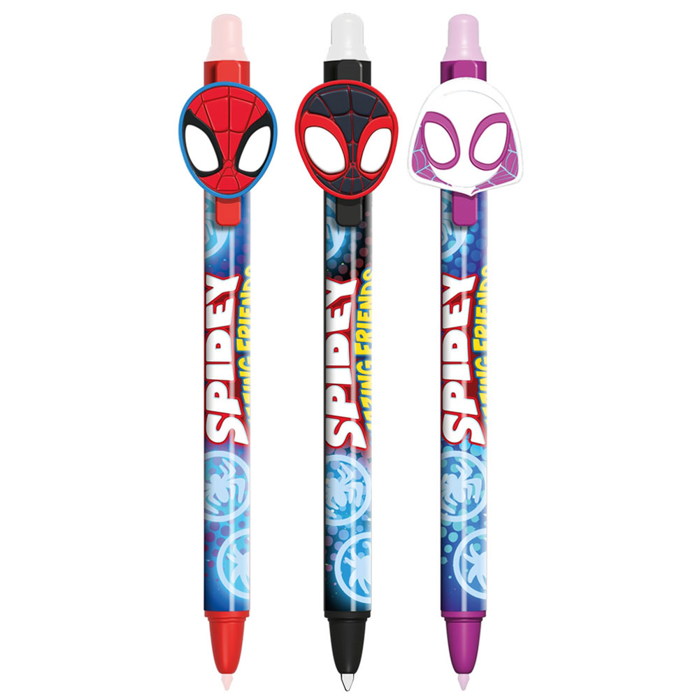 TM-08330-Spidey-And-His-Amazing-Friends-3pk-Erasable-Gel-Pen-Set TM 08330 Spidey And His Amazing Friends 3pk Erasable Gel Pen Set