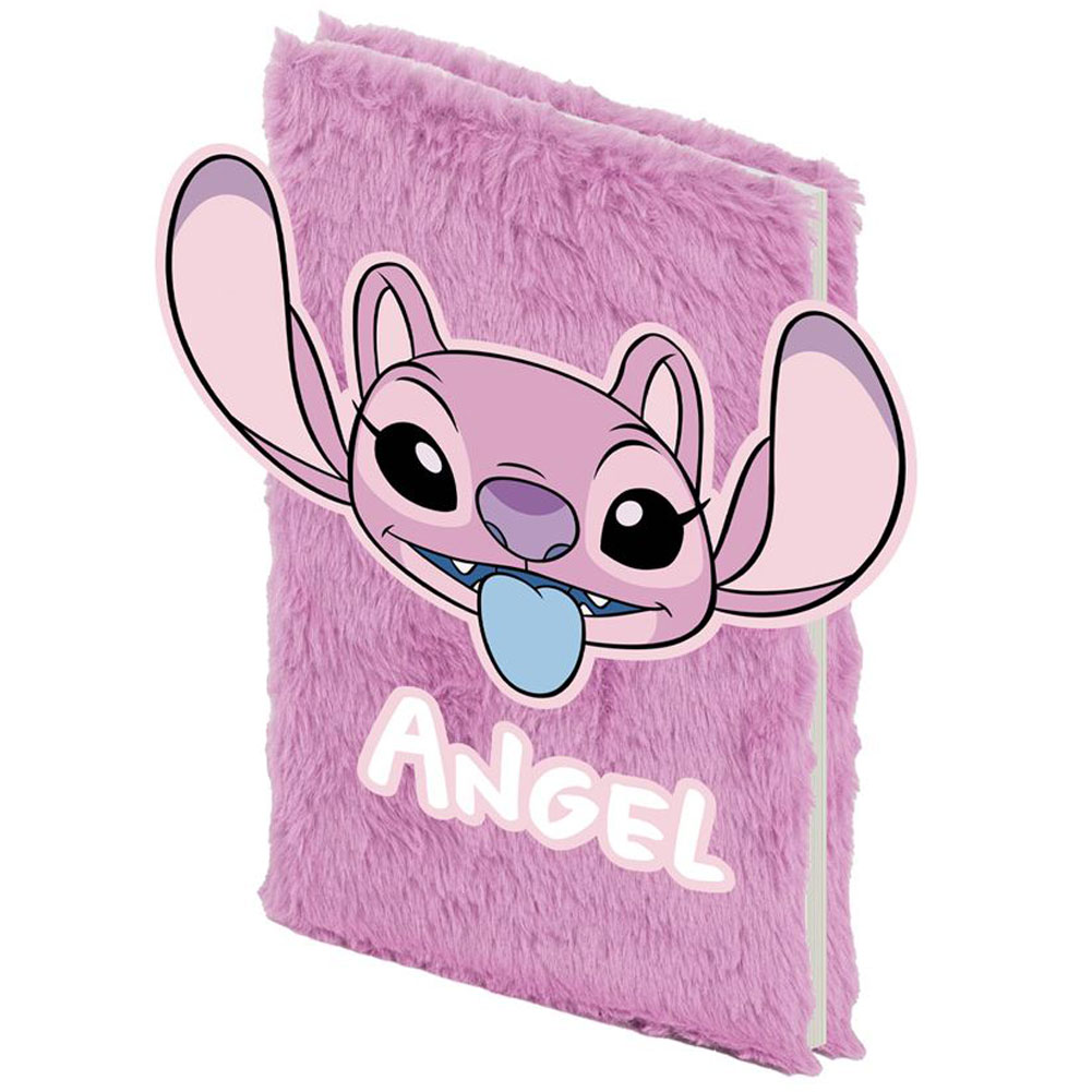 TM-08340-Lilo-Stitch-Angel-Plush-Notebook TM 08340 Lilo Stitch Angel Plush Notebook
