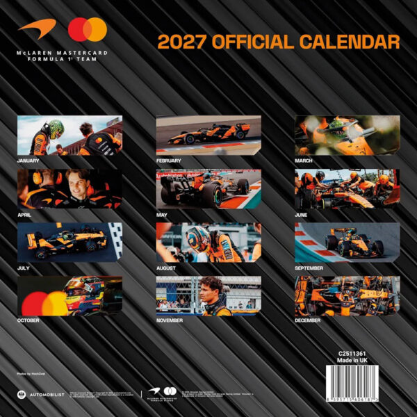TM 08368 McLaren Square Calendar 2027