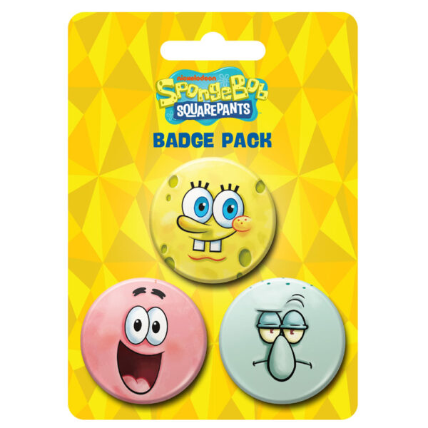 TM 08379 SpongeBob SquarePants 3 Button Badges
