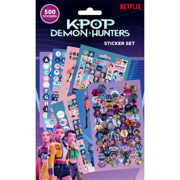 TM 08382 K POP Demon Hunters 500pc Sticker Set