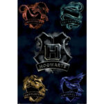 TM 08389 Harry Potter Houses Poster
