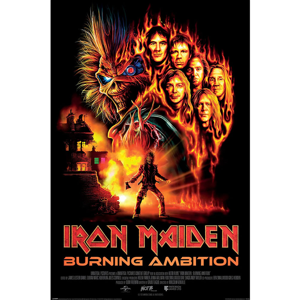 TM-08390-Iron-Maiden-Burning-Ambition-Poster-88 TM 08390 Iron Maiden Burning Ambition Poster