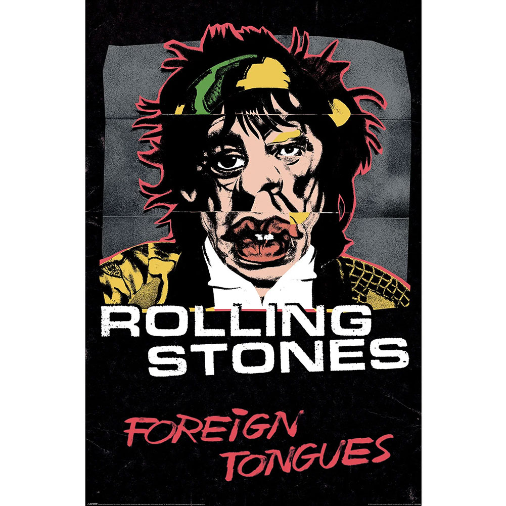 TM-08393-The-Rolling-Stones-Foreign-Tongues-Poster-84 TM 08393 The Rolling Stones Foreign Tongues Poster