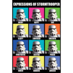 TM 08395 Star Wars Stormtrooper Expressions Poster