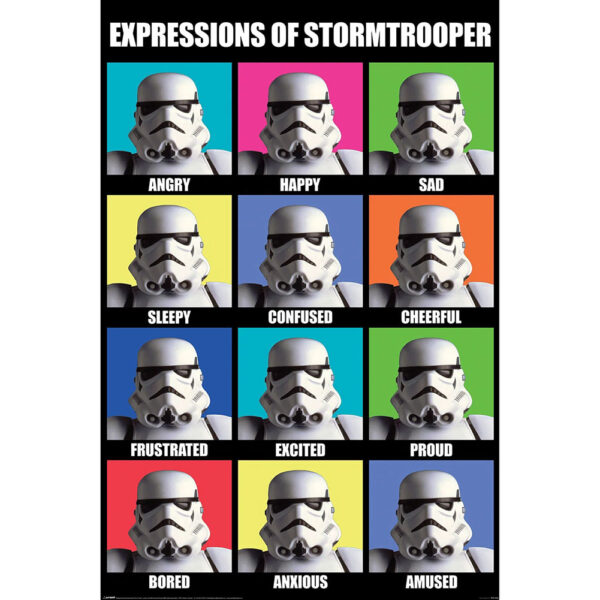 TM 08395 Star Wars Stormtrooper Expressions Poster