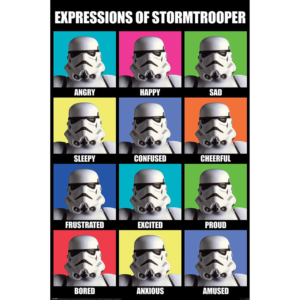 TM-08395-Star-Wars-Stormtrooper-Expressions-Poster-80 TM 08395 Star Wars Stormtrooper Expressions Poster