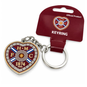 TM 08440 Hearts FC Crest Keyring 1